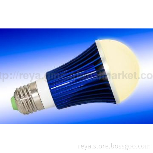8W Warm White LED Bulb-blue shell